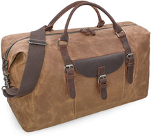 Load image into Gallery viewer, Waterproof Canvas Travel Duffel Bag