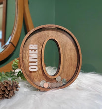 Load image into Gallery viewer, 【Buy 2 Free Shipping】🔥🔥Personalized Alphabet Wooden Piggy Bank