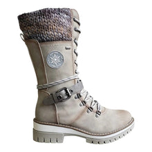 Load image into Gallery viewer, Women Winter Fashion Boots Lace-up Buckle