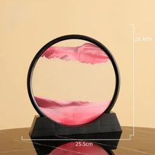 Load image into Gallery viewer, Moving Sand Art Picture Round Glass 3D 7/12inch
