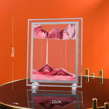 Load image into Gallery viewer, Moving Sand Art Picture Round Glass 3D 7/12inch
