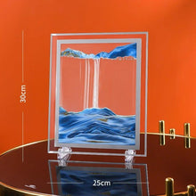 Load image into Gallery viewer, Moving Sand Art Picture Round Glass 3D 7/12inch
