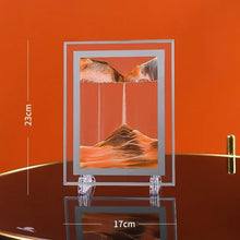 Load image into Gallery viewer, Moving Sand Art Picture Round Glass 3D 7/12inch
