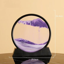 Load image into Gallery viewer, Moving Sand Art Picture Round Glass 3D 7/12inch
