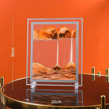 Load image into Gallery viewer, Moving Sand Art Picture Round Glass 3D 7/12inch
