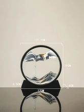Load image into Gallery viewer, Moving Sand Art Picture Round Glass 3D 7/12inch
