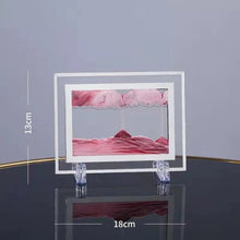 Load image into Gallery viewer, Moving Sand Art Picture Round Glass 3D 7/12inch
