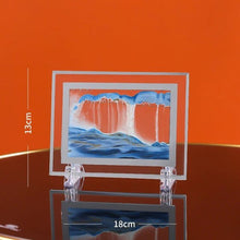 Load image into Gallery viewer, Moving Sand Art Picture Round Glass 3D 7/12inch
