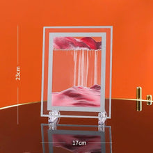 Load image into Gallery viewer, Moving Sand Art Picture Round Glass 3D 7/12inch
