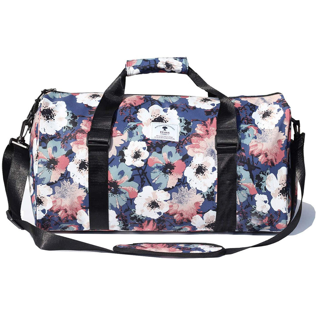 Original Floral Water Resistant Travel Duffel Gym Bag