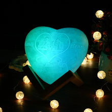 Load image into Gallery viewer, Custom Name Love Lamp
