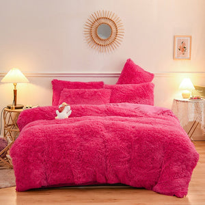 (🎄Early Christmas Sale🎄-40% OFF)  Fluffy Blanket Duvet Cover With Pillow Cover