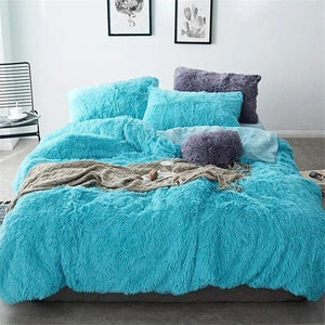 (🎄Early Christmas Sale🎄-40% OFF)  Fluffy Blanket Duvet Cover With Pillow Cover