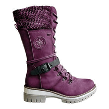 Load image into Gallery viewer, Women Winter Fashion Boots Lace-up Buckle
