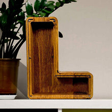 Load image into Gallery viewer, 【Buy 2 Free Shipping】🔥🔥Personalized Alphabet Wooden Piggy Bank
