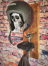Load image into Gallery viewer, ☠️Motorcycle skull helmet holder (🎁gift for bikers).
