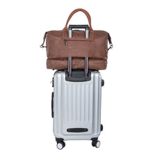 Load image into Gallery viewer, Leather Travel Duffel Bag（with Shoe Compartment）
