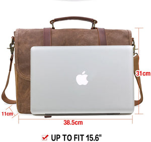 15.6 Inch Mens Messenger Laptop Bag