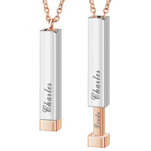Load image into Gallery viewer, Custom Square Necklace(Golden)

