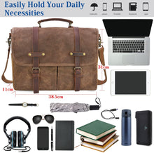 Load image into Gallery viewer, 15.6 Inch Mens Messenger Laptop Bag
