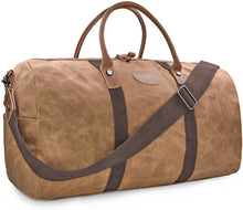 Load image into Gallery viewer, Waterproof Canvas Travel Duffel Bag
