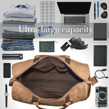 Load image into Gallery viewer, Waterproof Canvas Travel Duffel Bag
