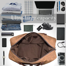 Load image into Gallery viewer, Waterproof Canvas Travel Duffel Bag
