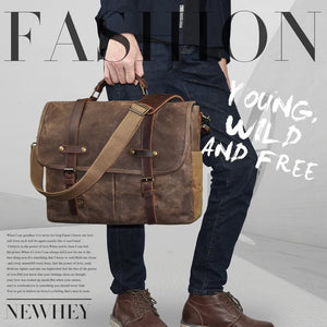 15.6 Inch Mens Messenger Laptop Bag