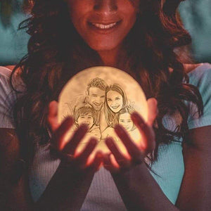 DIY Custom Photo Moon Lamp