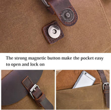 Load image into Gallery viewer, Waterproof Canvas Travel Duffel Bag
