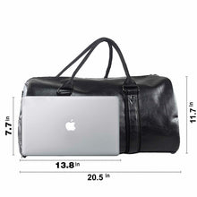 Load image into Gallery viewer, Oversized Waterproof Leather Travel Duffel Bag
