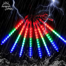 Load image into Gallery viewer, Waterproof LED Meteor Shower Rain Lights
