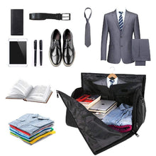 Load image into Gallery viewer, Canvas Garment Bag （with Shoes Compartment）
