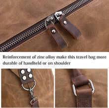 Load image into Gallery viewer, Waterproof Canvas Travel Duffel Bag
