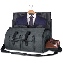 Load image into Gallery viewer, Canvas Garment Bag （with Shoes Compartment）
