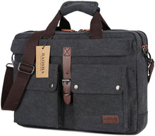 Load image into Gallery viewer, 17 Inch Canvas Laptop Computer Bag
