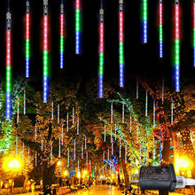Load image into Gallery viewer, Waterproof LED Meteor Shower Rain Lights

