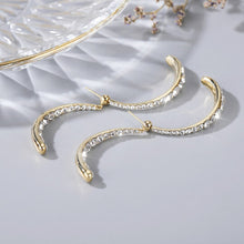 Load image into Gallery viewer, Cross Curved Earrings✨
