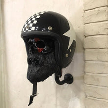 Load image into Gallery viewer, ☠️Motorcycle skull helmet holder (🎁gift for bikers).
