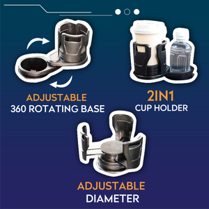 (New Year Special-60% OFF) All Purpose Car Cup Holder And Organizer