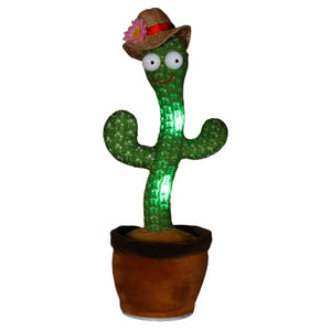Dancing Singing Cactus Plush Toy Electronic Shake Toy