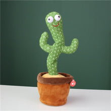 Load image into Gallery viewer, Dancing Singing Cactus Plush Toy Electronic Shake Toy
