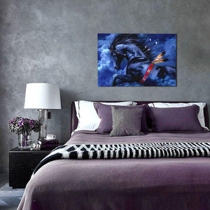 DIY Custom Frameless Decorative Painting