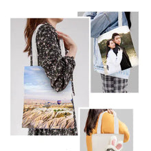 Load image into Gallery viewer, Custom Patterned Cute Canvas Tote
