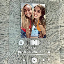 Load image into Gallery viewer, Personalized Acrylic Song Title Badge, Custom Album Cover
