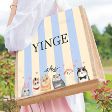 Load image into Gallery viewer, DIY Handmade Custom Pattern Burlap Bag
