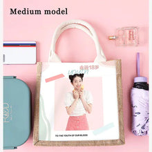 Load image into Gallery viewer, DIY Handmade Custom Pattern Burlap Bag
