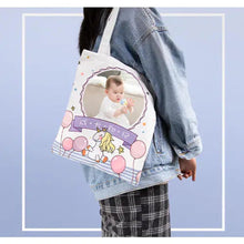 Load image into Gallery viewer, Custom Patterned Cute Canvas Tote
