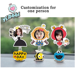 DIY Custom Car Shaking Head Ornaments