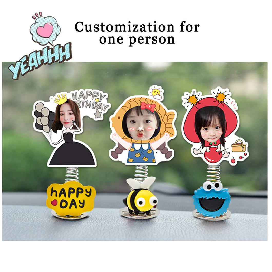 DIY Custom Car Shaking Head Ornaments